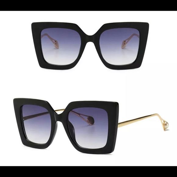 Accessories - Black Cat Eye Shades- Brand New